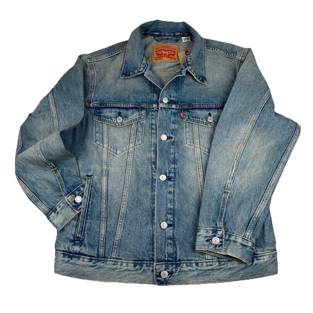 NWT Levi's Men's Size M Relaxed Fit Jean Denim Trucker Jacket
